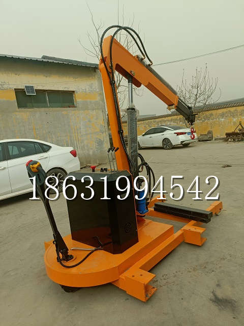 衡阳市自卸车厢随车吊 自制轮式四不像起重机 四驱平板吊 5吨 贵盛